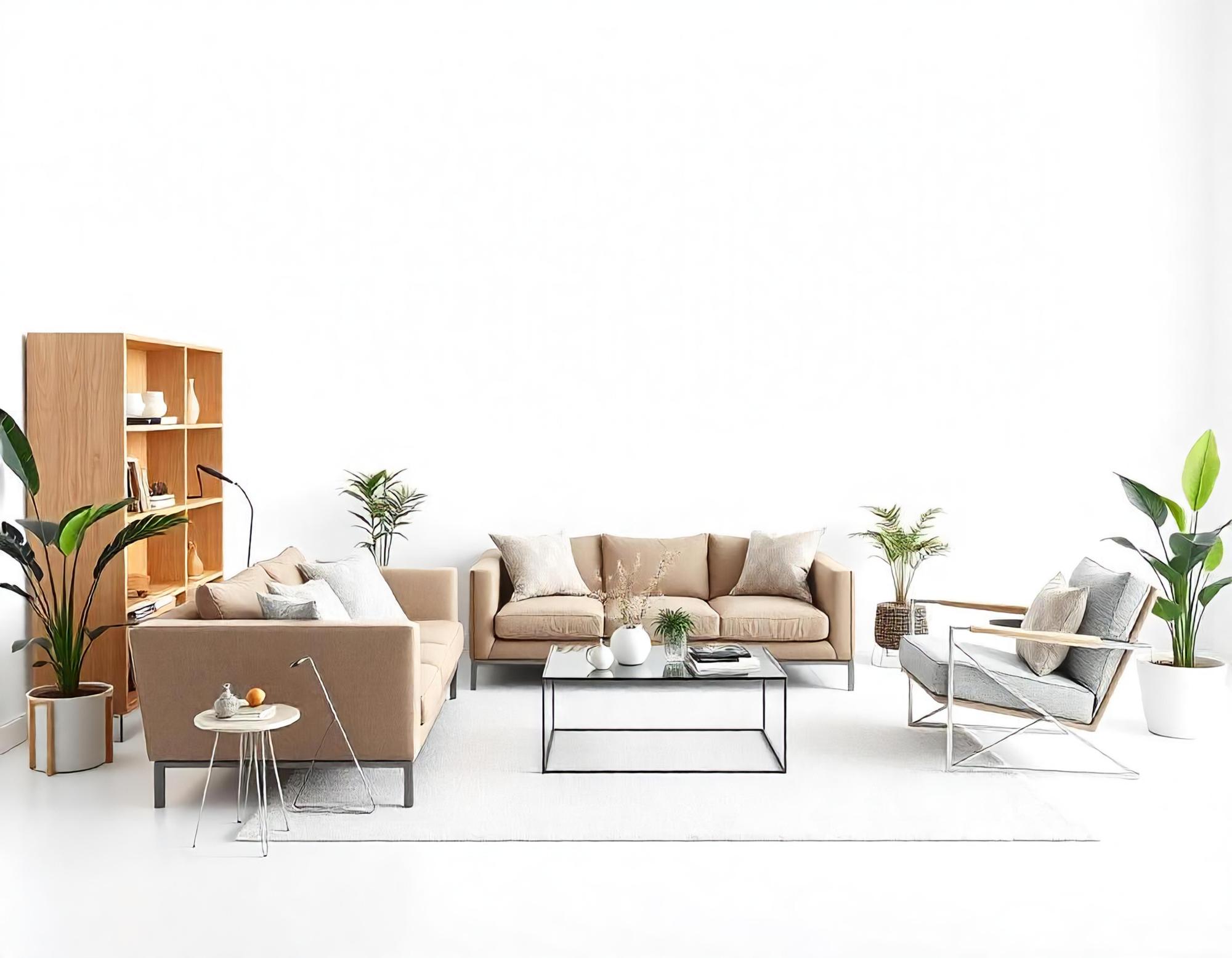 Living modern, lumina naturală